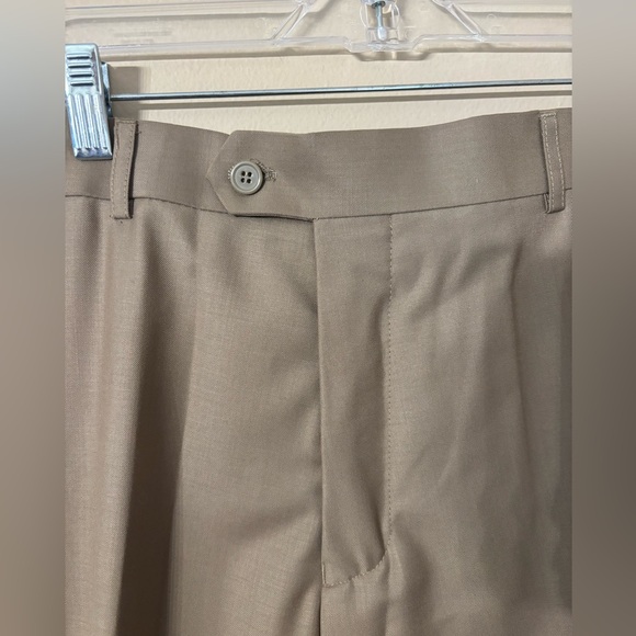 NWT men’s Vinci Philosophy dress pants 40x32 KHAKI ON-900 - Picture 5 of 13
